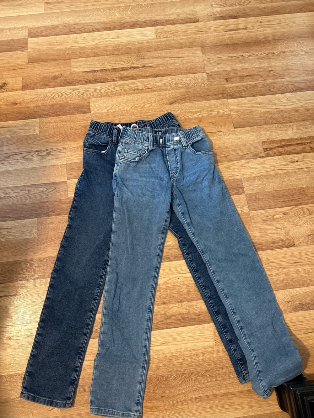 GAP Factory Kids Two-Pack Jeans - Medium Blue & Dark Blue